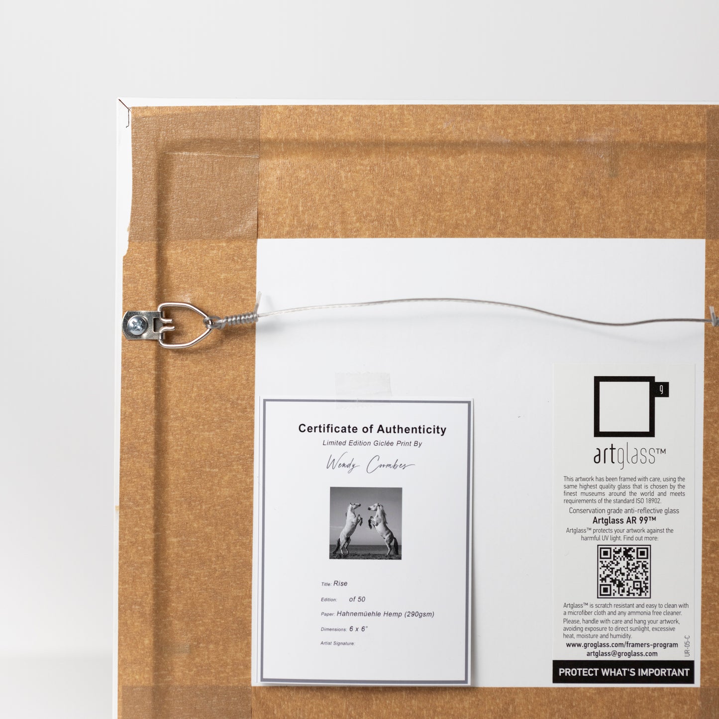 White Horse | Fine Art Print in Deluxe Frame | Limited Edition