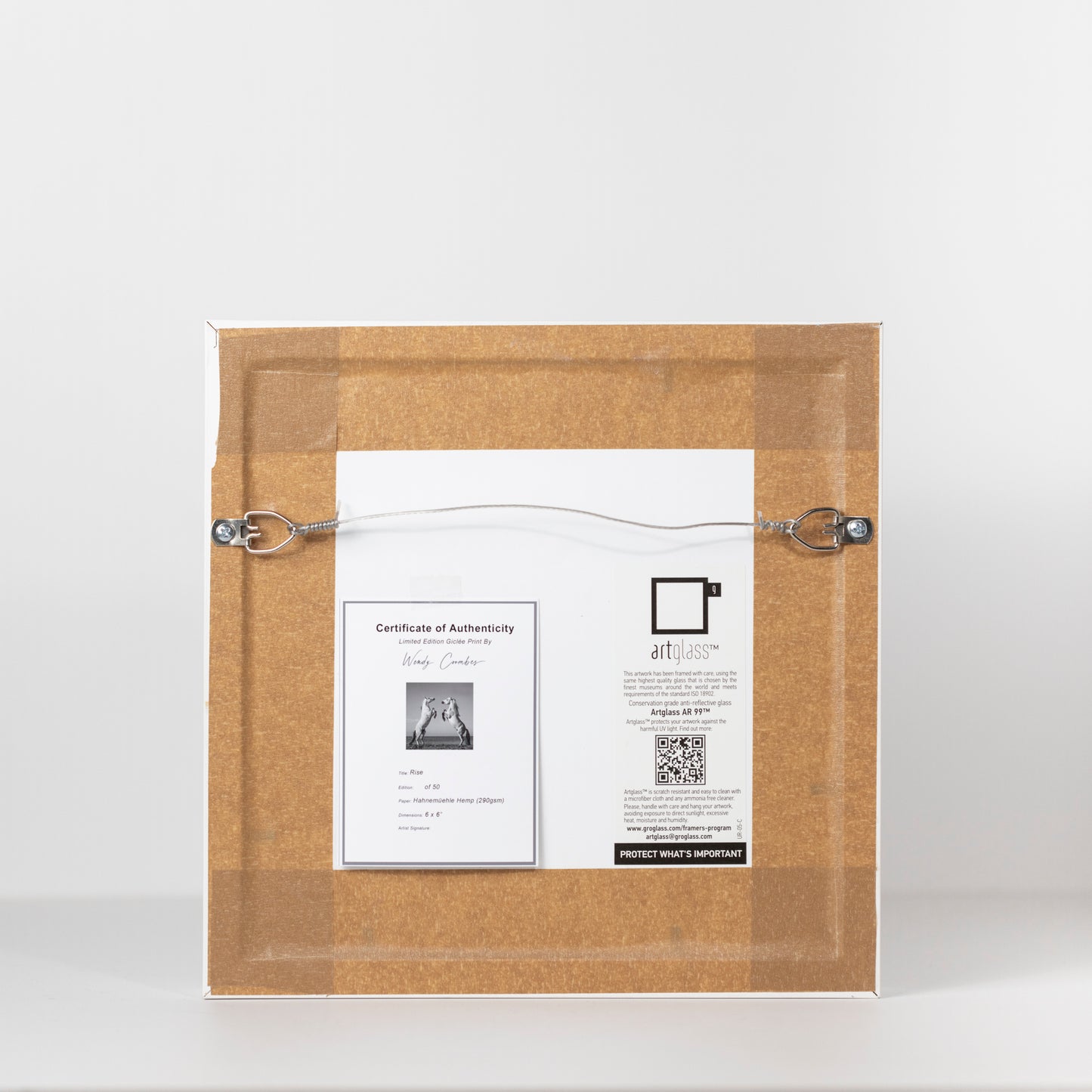 White Horse | Fine Art Print in Deluxe Frame | Limited Edition