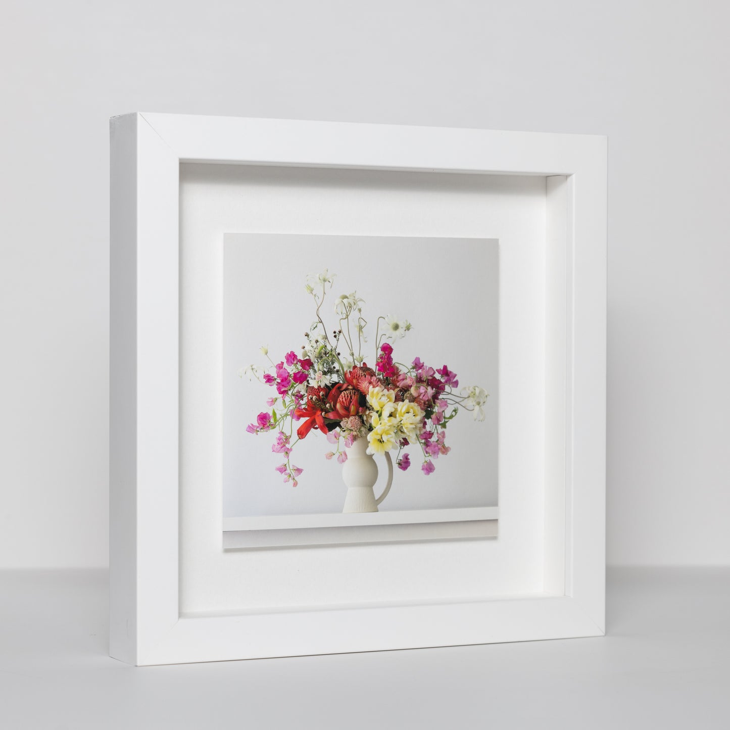 Waratah and Flannel Flowers | Fine Art Print in Deluxe Frame | Limited Edition